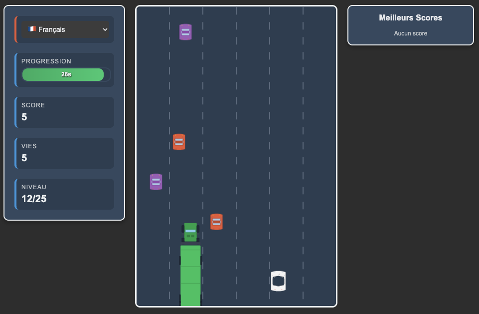 Course Infinie - Screenshot